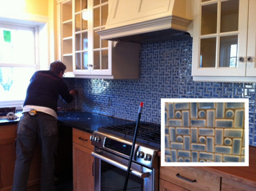 Custom kitchen backsplash tile