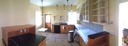 Panorama View of the Kitchen